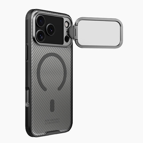 For iPhone 17 Pro Max Nillkin Magnetic Case with  Transparent Lens Guard